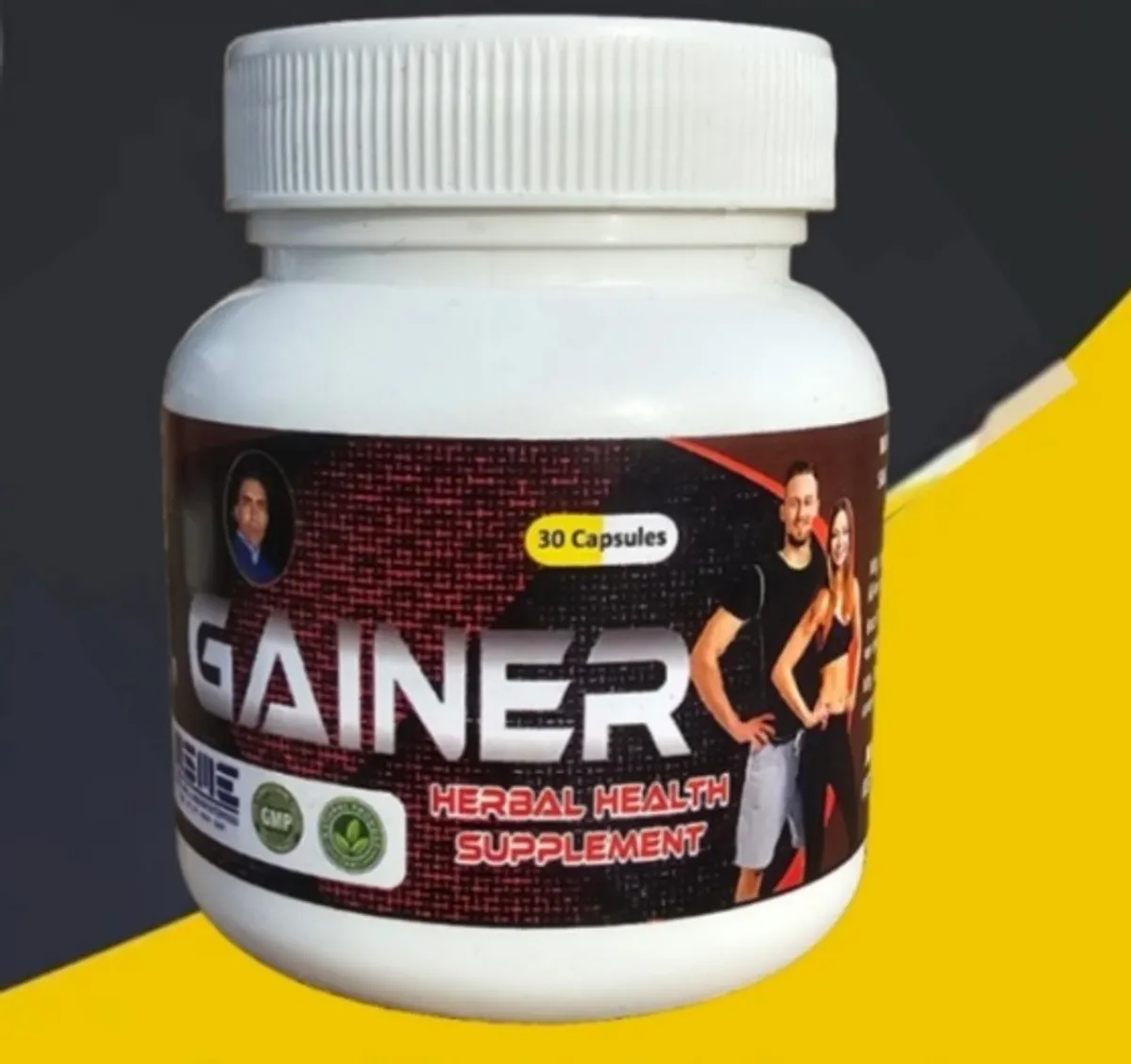 White Ayurvedic Immune Booster Weight Gainer Capsule, Healthy Body Weight ,30 Capsules For Unisex